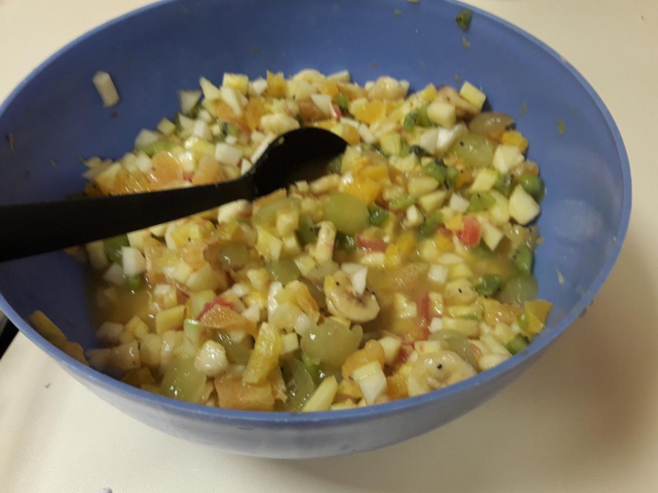 Salade de fruits pour le dessert