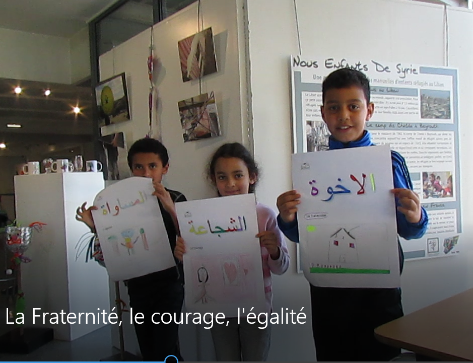 Messages de soutien aux enfants syriens