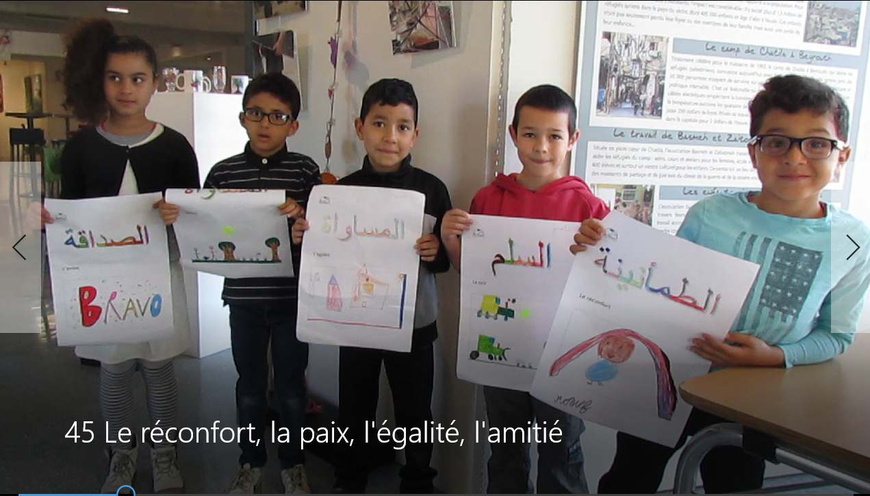 Messages de soutien aux enfants syriens