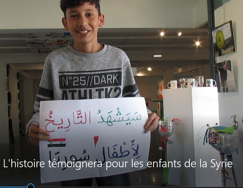 Messages de soutien aux enfants syriens