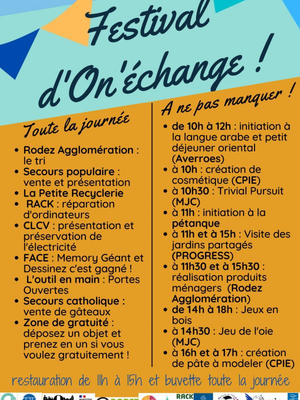 Festival On'Echange aux Quatre-Saisons