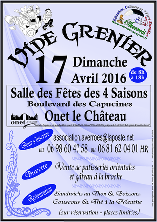 Affiche Vide-Greniers 2016