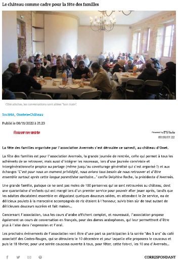 Fête des familles - Centre Presse 08/11/2022
