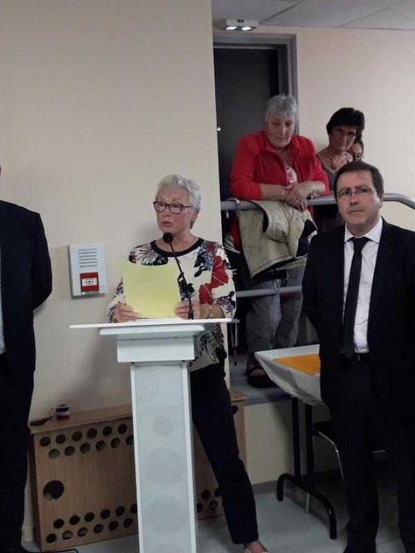 Discours de Josette Deschamps, présidente du Café Associatif