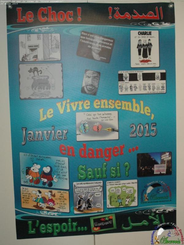 Entre choc et espoir, l'affiche réalisée après janvier 2015