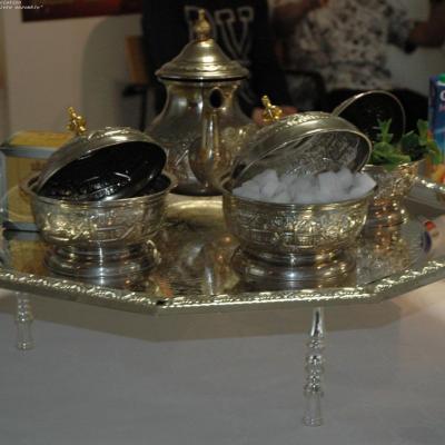 Les thé à la menthe comme un symbole d'hospitalité