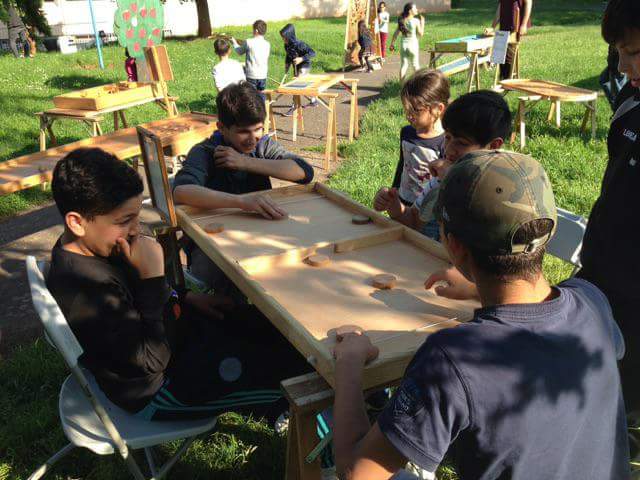 Jeux en bois avec 