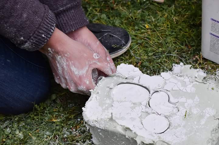 Démoulages de mains