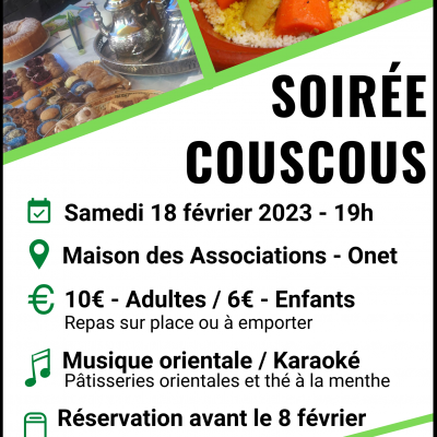 Soirée Couscous - Février 2023